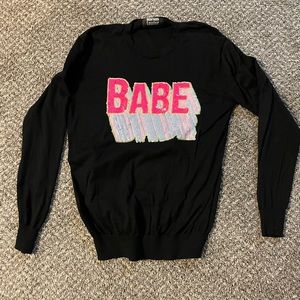 Large BABE Markus Lupfer Sweater